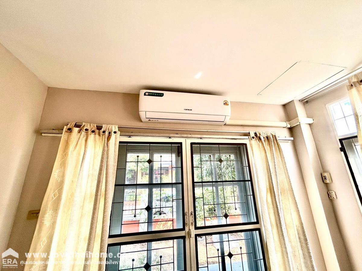 ให้เช่าบ้านเดี่ยว 2 ชั้น ม.บุรีรมย์  รามอินทรา - ซาฟารี  54 ตร.วา  เฟส 1 แอร์ 4 เครื่อง ติดถนนใหญ่ เลียบคลองสอง 23 ใกล้ ซาฟารี เวิล์ด  (งดเลี้ยงสัตว์)