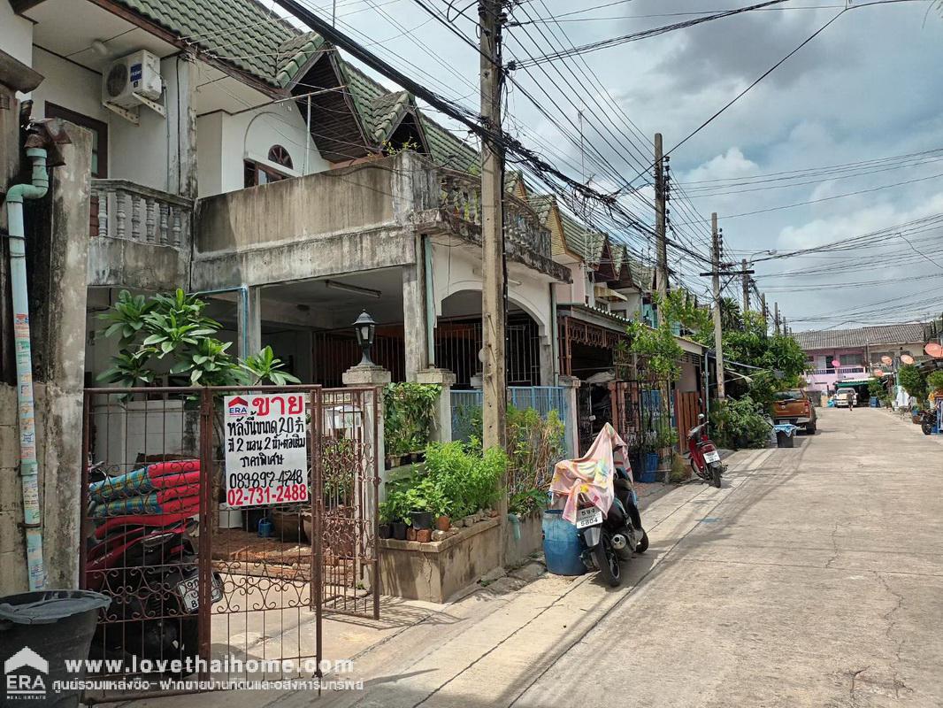 ขายทาวน์เฮ้าส์ถูกมาก ถ.พหลโยธิน 54/1 หมู่บ้านอรุณนิเวศน์ พื้นที่ 20 ตรว. บ้านต่อเติมเรียบร้อย ใกล้แหล่งชุมชน ร้านค้า เดินทางสะดวก จองด่วน!
