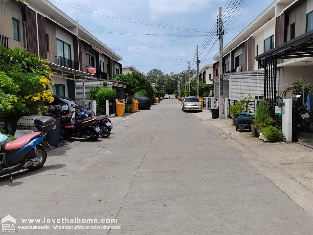 ขายทาวน์โฮมหมู่บ้านเดอะคอนเนค สุวรรณภูมิ 3 (The Connect Suvarnabhumi 3) บ้านหลังริม เนื้อที่ 26.7 ตรว. ถ. กิ่งแก้ว ใกล้สนามบินสุวรรณภูมิ