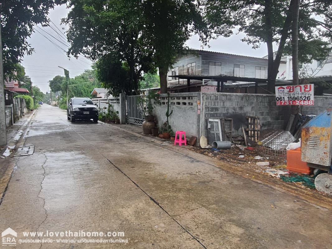 ขายที่ดินถมแล้ว สุขาภิบาล 5 ซอย 34 เข้าซอยเพียง 400 เมตร พื้นที่ 49 ตรว. สามารถสร้างบ้านได้เลย