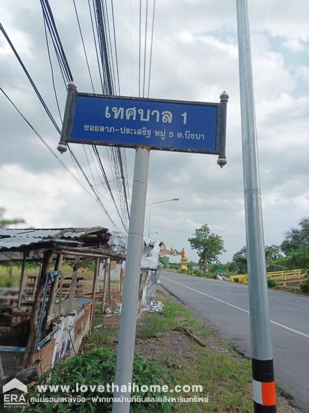 ขายที่ดิน ถ.รังสิต-นครนายก คลอง 10 ซ.เทศบาล 1 (ลาภประเสริฐ) ใกล้ อบต.บึงบา หนองเสือ ปทุมธานี พื้นที่ 190 ตรว. ขายถูกมากๆ เพียง 600,000 บาท ขายใกล้ราคาประเมิน ถูกกว่าราคาตลาด จองด่วนช้าหมด