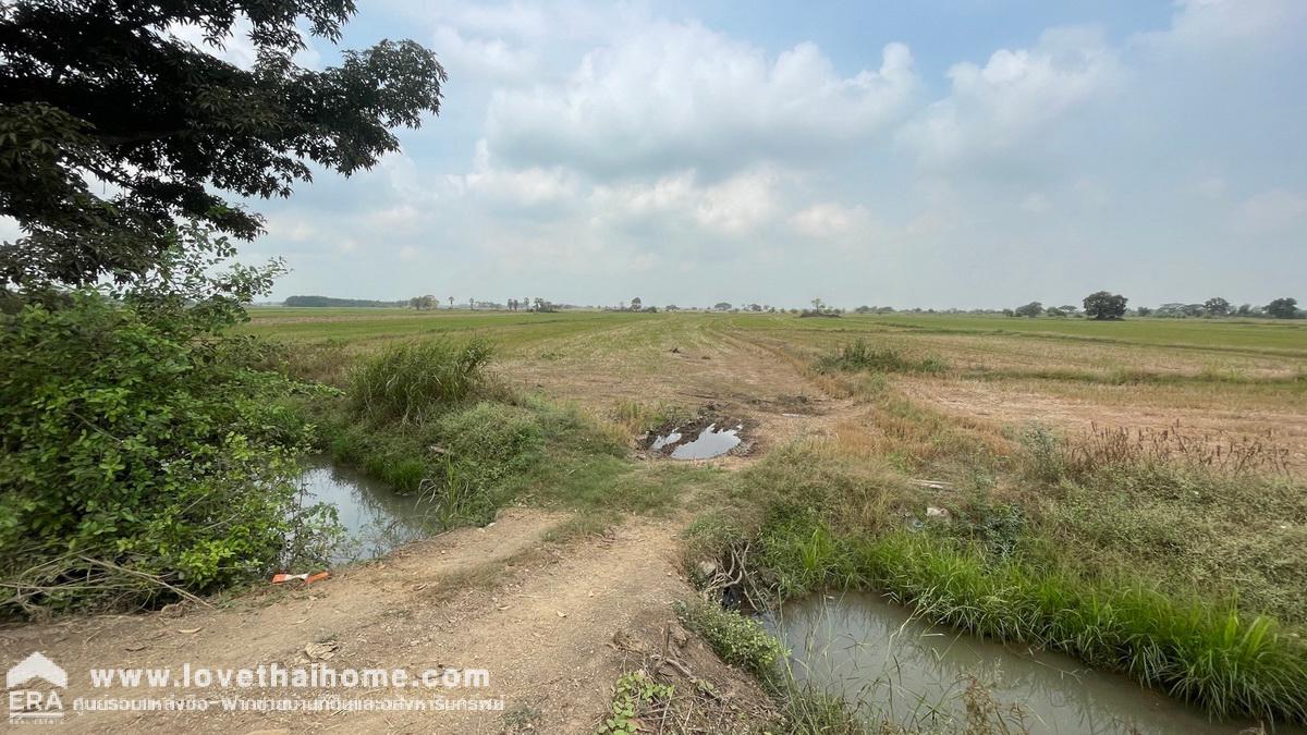 ขายที่ดิน ติดถนนนครหลวง-ท่าเรือ พื้นที่ 8 ไร่กว่า ต.แม่ลา อ.นครหลวง จ.อยุธยา พื้นที่สีเขียวลาย หน้ากว้างติดถนน 110 เมตร ใกล้อบต.แม่ลา