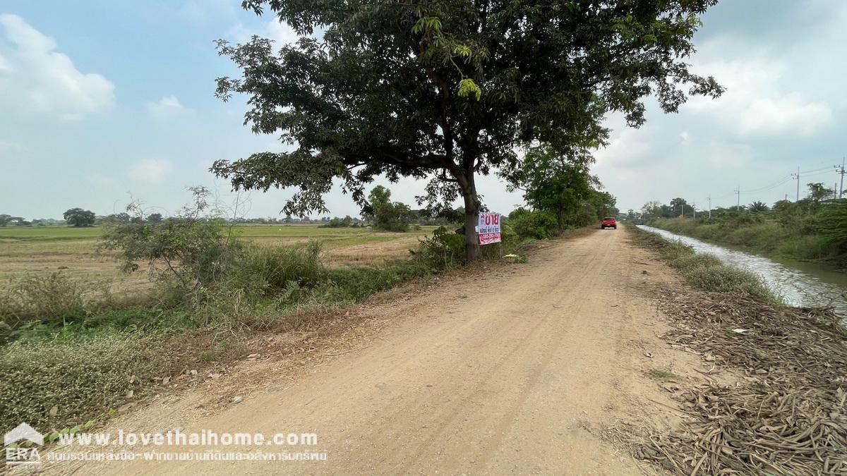 ขายที่ดิน ติดถนนนครหลวง-ท่าเรือ พื้นที่ 8 ไร่กว่า ต.แม่ลา อ.นครหลวง จ.อยุธยา พื้นที่สีเขียวลาย หน้ากว้างติดถนน 110 เมตร ใกล้อบต.แม่ลา