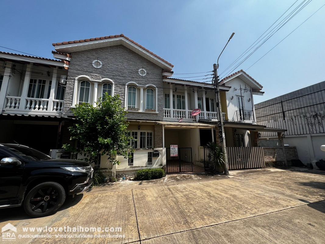 ขายทาวน์เฮ้าส์ ถนนติวานนท์ หมู่บ้านเปี่ยมสุข ทัศคานี ติวานนท์-ปากเกร็ด พื้นที่ 20.4 ตรว. ใกล้เซ็นทรัล แจ้งวัฒนะ