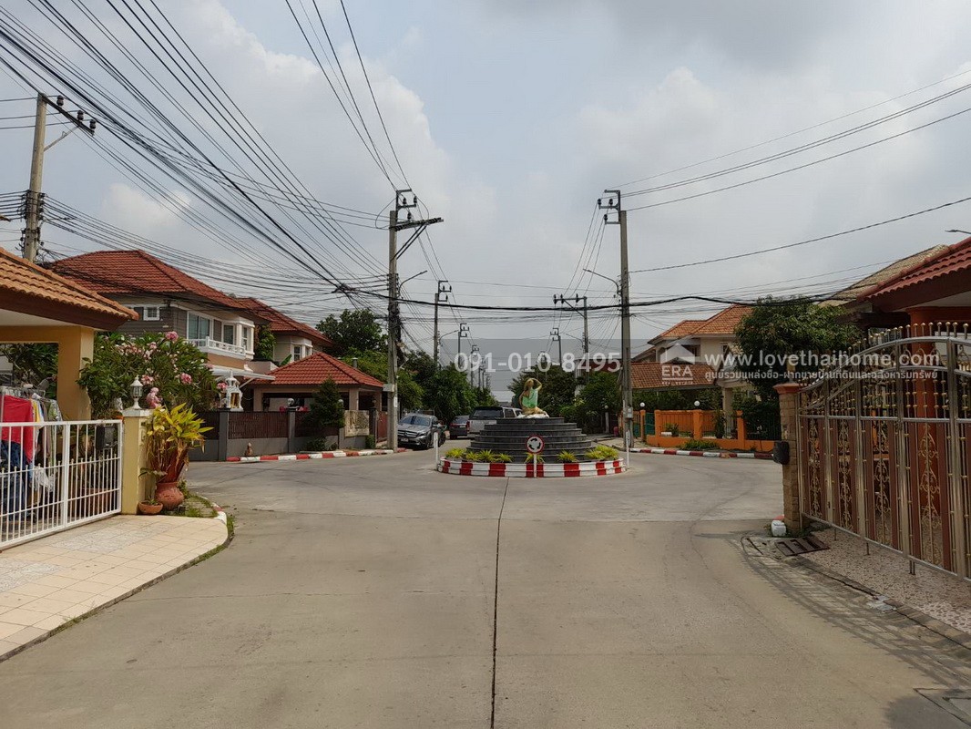 ขายบ้านเดี่ยว หมู่บ้านชวนชื่น วงแหวน-ปิ่นเกล้า ซอยวัดส้มเกลี้ยง ใกล้ถนนกาญจนาภิเษก พื้นที่ 58.8 ตรว. ใกล้โลตัส พลัสมอลล์