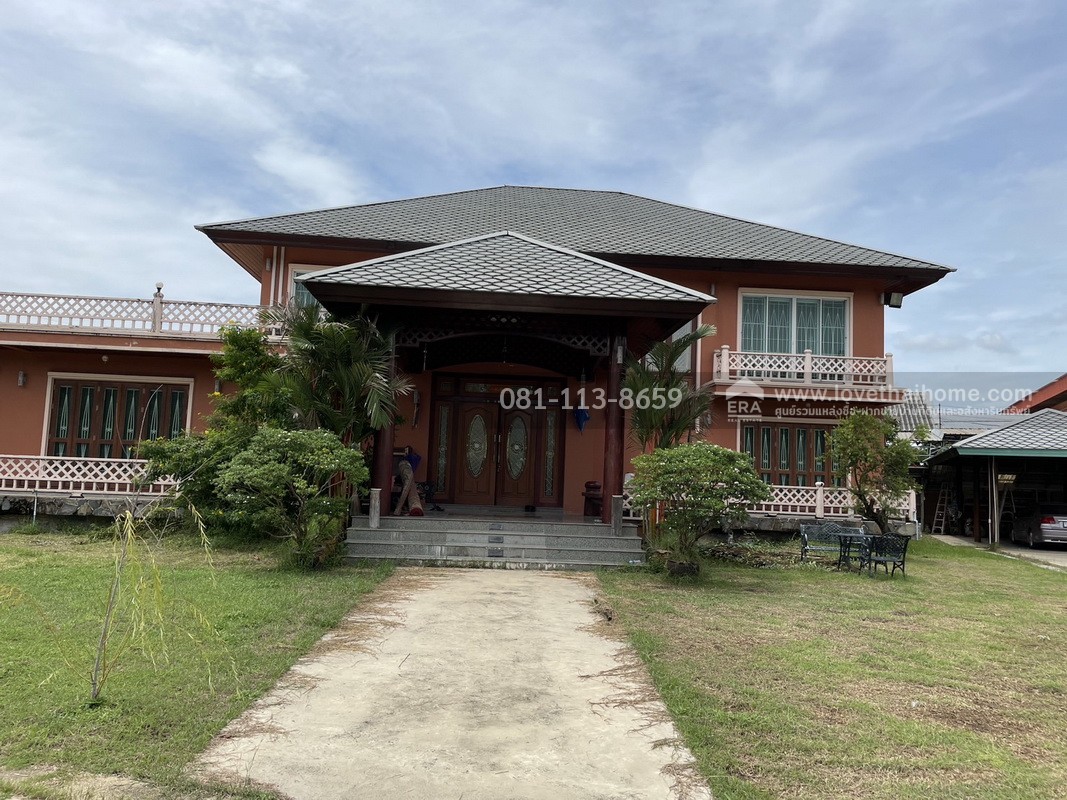 ขายถูกบ้านหรูบางใหญ่ นนทบุรี ซอยวัดหลังบาง ถนนกาญจนาภิเษก พื้นที่ 832 ตรว. บ้านเป็นไม้สักทองทั้งหลัง ไม้สักได้อายุหายาก สวยงามมากหรูหรา ใกล้ถนนกาญจนาภิเษก