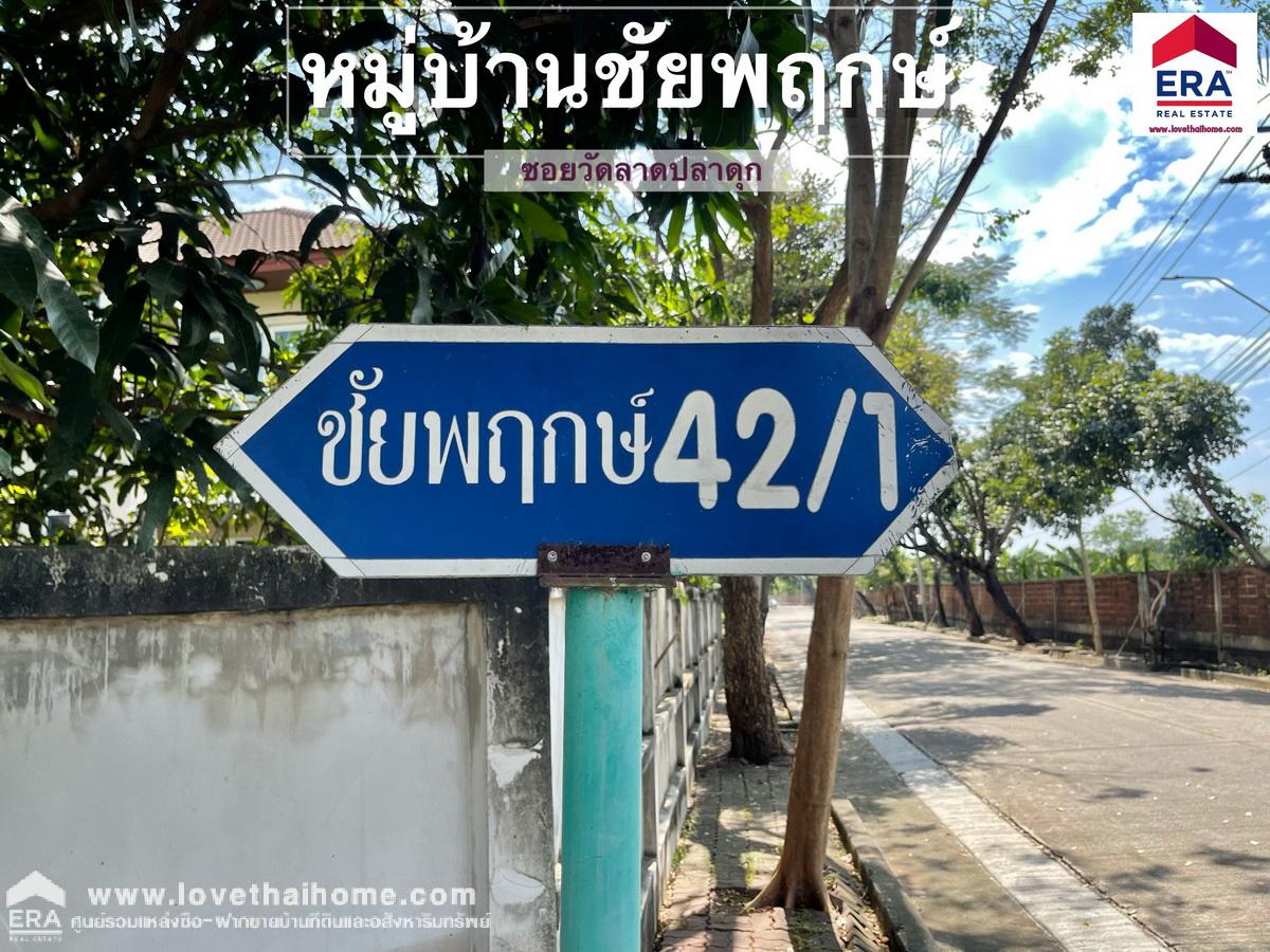 ขายที่ดินในหมู่บ้านชัยพฤกษ์ วัดลาดปลาดุก บางบัวทอง นนทบุรี แปลงริม 126.9 ตรว. ขายถูกมาก ต่ำกว่าราคาตลาด ต่ำกว่าราคาประเมิน ถมแล้ว พร้อมปลูกสร้างบ้าน