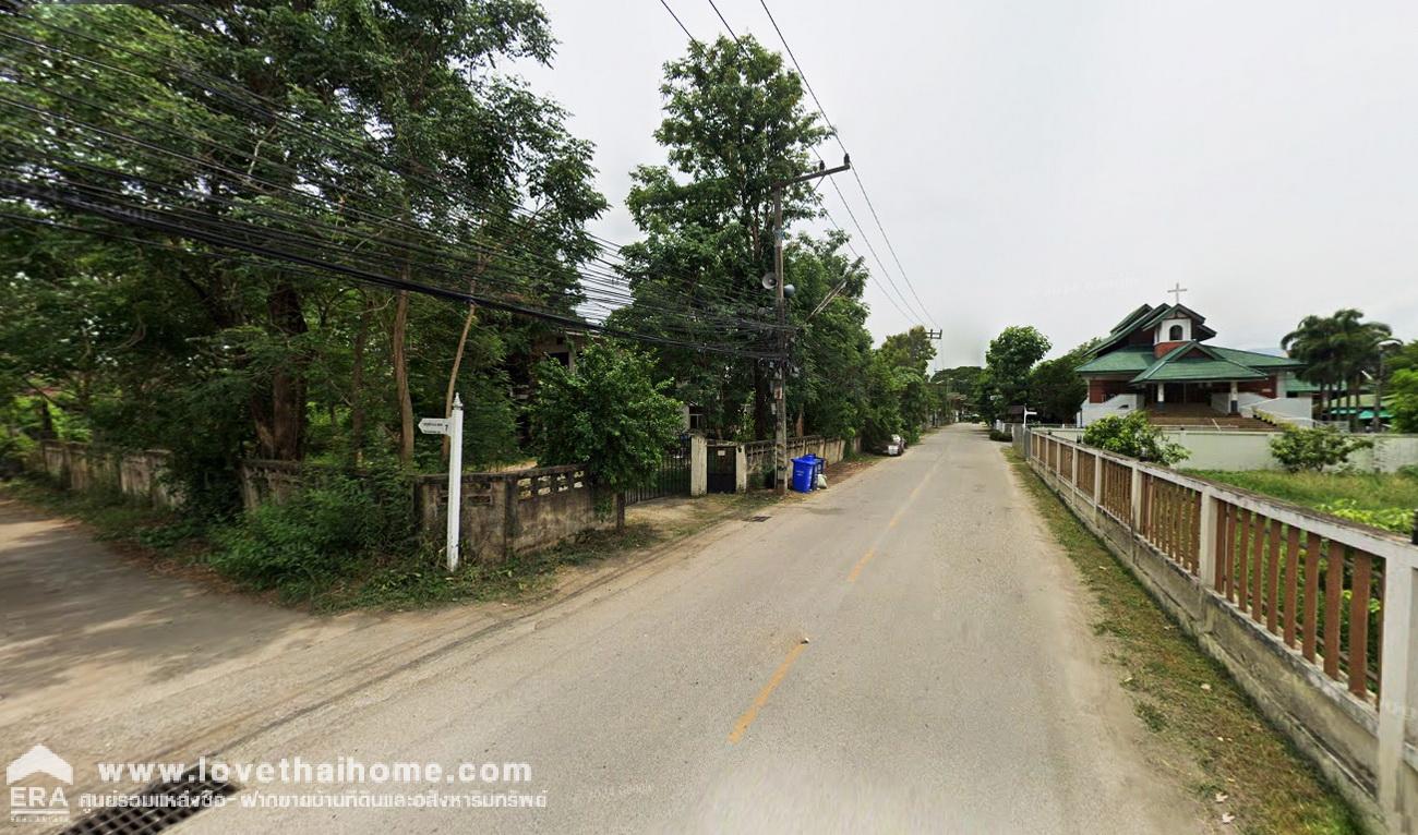 ขายที่ดินแถมบ้านเมืองเชียงใหม่ อยู่ติดซอยธนุษย์พงษ์ 7 ถ.ทางคู่ขนาน ถนนสาย อ.แม่ริม เชียงใหม่-ลำปาง มี 2 แปลงติดกัน ขนาด 96+96=192 ตร.วา ทำเลใจกลางเมืองเชียงใหม่ ใกล้โรงพยาบาลกรุงเทพ