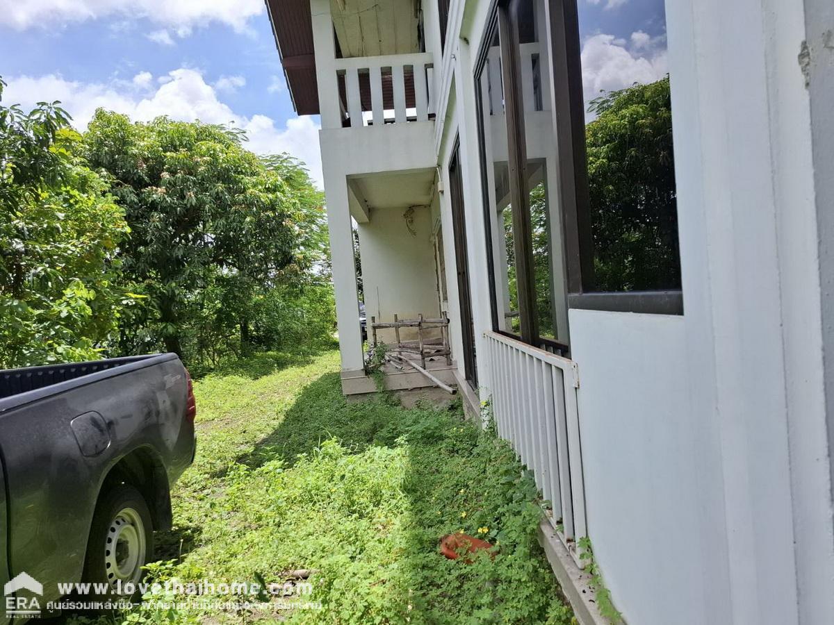 ขายที่ดิน 4 ไร่ พร้อมบ้าน 3 ชั้น ใกล้กรุงเทพฯ ซ.เลียบคลองกำนันชื้น หนองเพรางาย ไทรน้อย นนทบุรี (บ้านสวน ร่มรื่น ปลูกผลไม้ไว้หลายชนิด)
