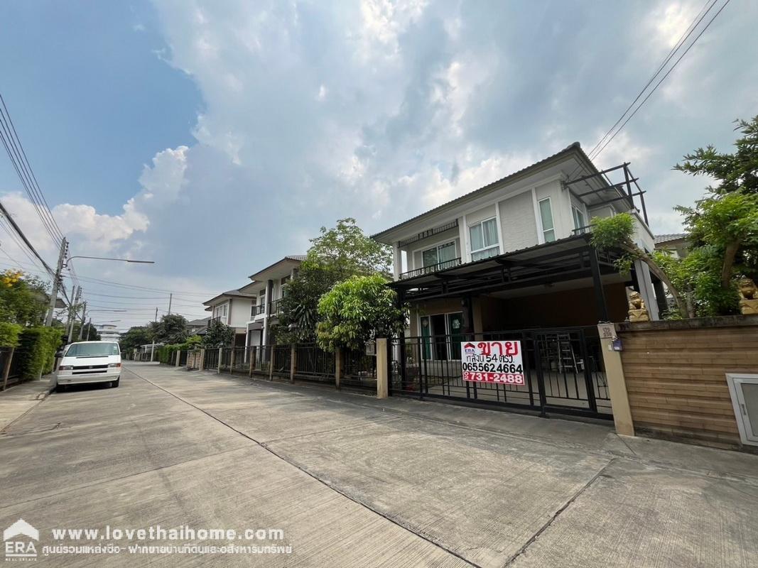 ขายบ้านเดี่ยว หมู่บ้านภัสสร26 ราชพฤกษ์-ติวานนท์ ปทุมธานี พื้นที่ 54.4 ตรว. ใกล้จุดขึ้นทางด่วน ศรีสมาน