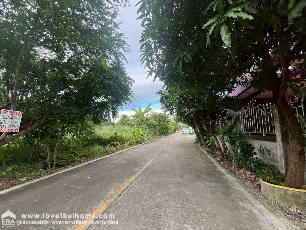ขายที่ดิน ซอยคลองสี่6 คลองหลวง ปทุมธานี พื้นที่ 85 ตรว. ถมแล้ว เหมาะสร้างบ้าน รูปแปลงสี่เหลี่ยมผืนผ้าสวย หน้ากว้าง 15.5 x 22 เมตร ด่วนๆค่ะ