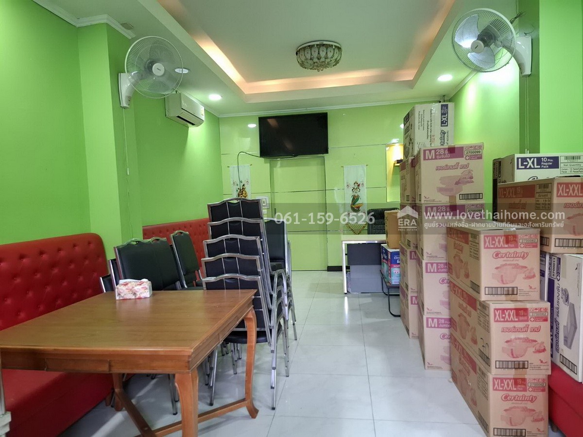 ขายตึกแถว ตลาดไทยสมบูรณ์ 3 ถ.เลียบคลองสาม คลองหลวง ปทุมธานี 24.8 ตรว. แปลงมุมห้องที่ 1 ทำเลทอง เหมาะค้าขาย/ออฟฟิศ/อยู่อาศัย