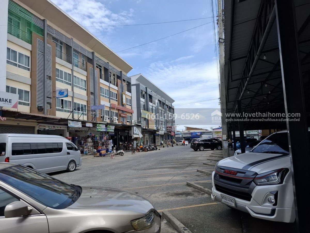ขายตึกแถว ตลาดไทยสมบูรณ์ 3 ถ.เลียบคลองสาม คลองหลวง ปทุมธานี 24.8 ตรว. แปลงมุมห้องที่ 1 ทำเลทอง เหมาะค้าขาย/ออฟฟิศ/อยู่อาศัย