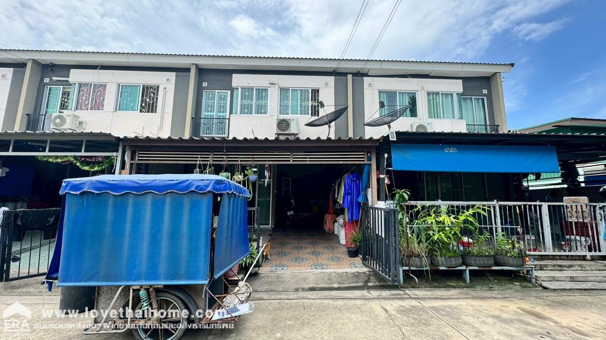 ขายทาวน์เฮ้าส์ 2 ชั้น หมู่บ้านพฤกษา127 เศรษฐกิจ-พระราม2 ถนนพระราม2 ซอยหุบสังกะสี พื้นที่ 17.4 ตรว. ใกล้เซ็นทรัลมหาชัย