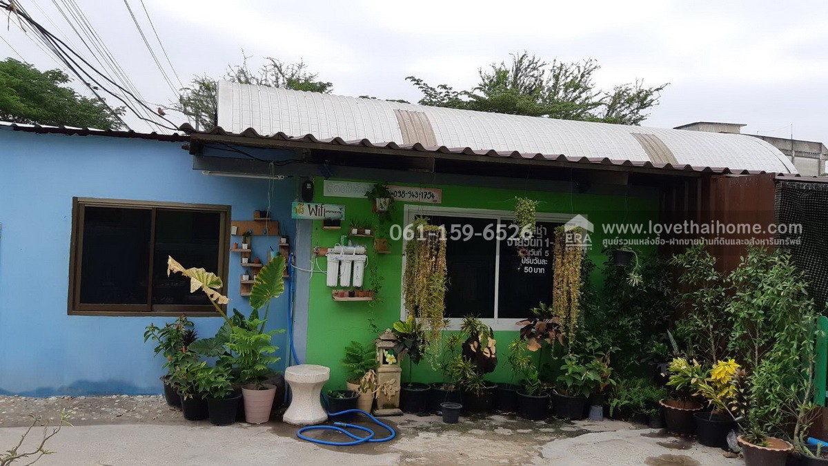 ขายที่ดิน ซ.เลียบวารี 35 (คู้ขวา) พร้อมอาคารและกิจการห้องเช่า 100 ตรว. ย่านหนองจอก เข้าซอยเพียง 200 เมตร ราคาถูกมากๆ ขายต่ำกว่าราคาประเมิน