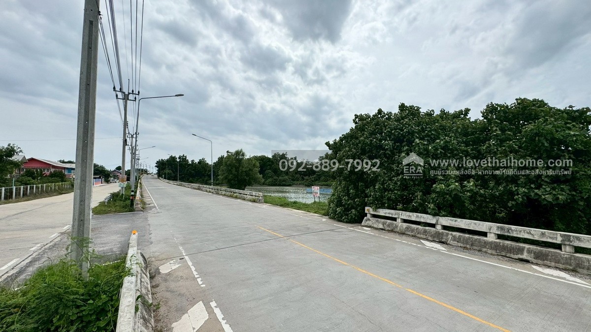 ขายที่ดิน ถนนเลียบคลองสรรพสามิต พระสมุทรเจดีย์ พื้นที่ 45-3-24 ไร่ เชิงสะพานข้ามคลองขุด-หลังขุน ราคาถูก