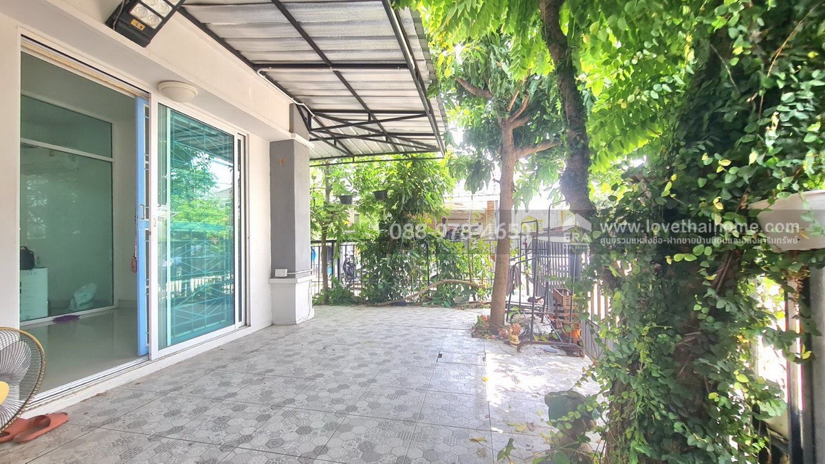 ขายทาวน์เฮ้าส์ 2 ชั้น หมู่บ้านพฤกษาวิลล์50 ถนนรามคำแหง ซอยมิสทีน หลังมุม พื้นที่ 25.4 ตรว. ใกล้รถไฟฟ้าสายสีส้ม สถานีราษฎร์พัฒนา ต่อเติมเต็มพื้นที่ แถมแอร์ 4 เครื่อง พร้อมอยู่