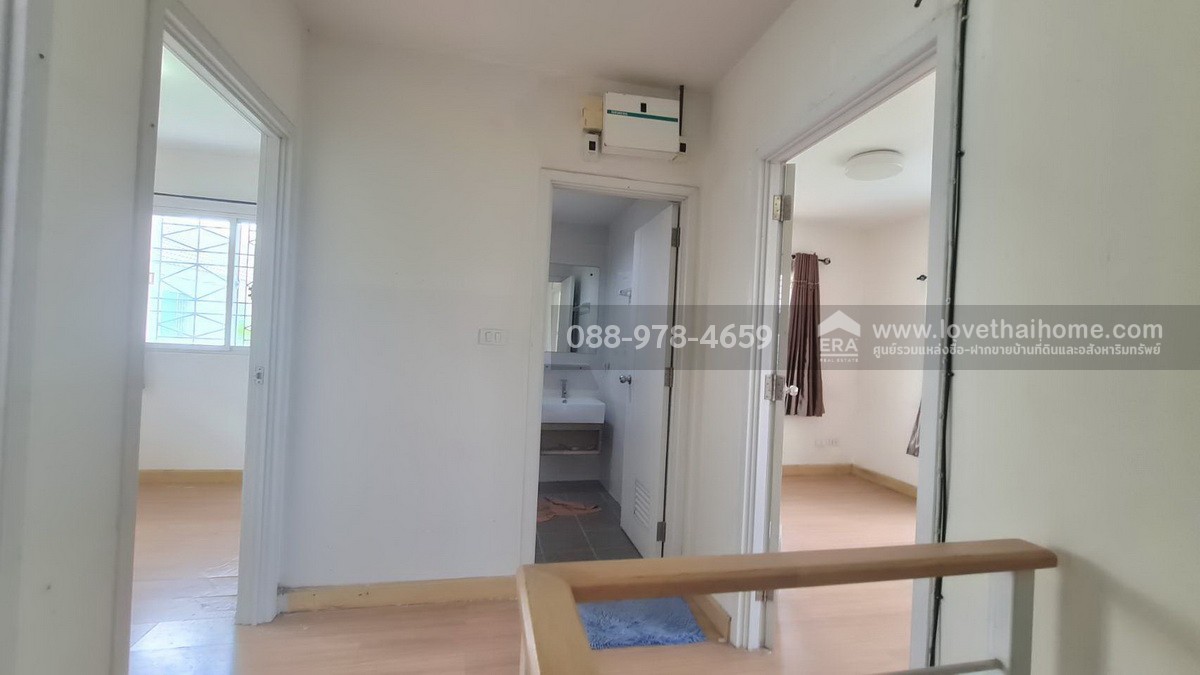 ขายทาวน์เฮ้าส์ 2 ชั้น หมู่บ้านพฤกษาวิลล์50 ถนนรามคำแหง ซอยมิสทีน หลังมุม พื้นที่ 25.4 ตรว. ใกล้รถไฟฟ้าสายสีส้ม สถานีราษฎร์พัฒนา ต่อเติมเต็มพื้นที่ แถมแอร์ 4 เครื่อง พร้อมอยู่