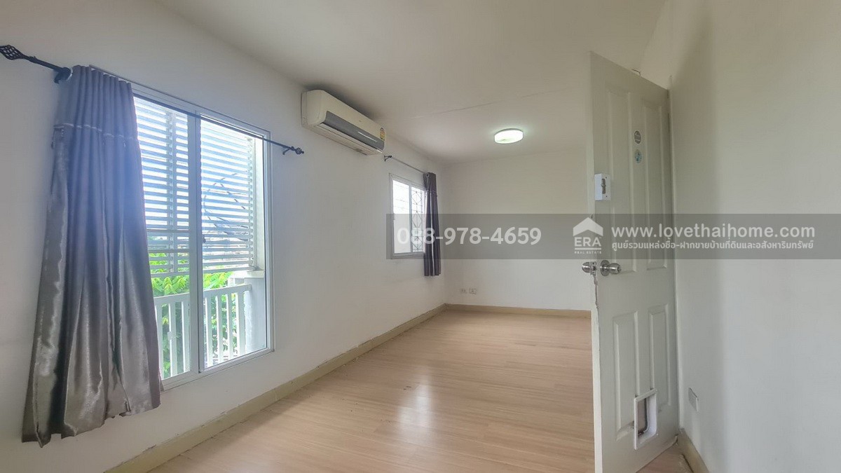 ขายทาวน์เฮ้าส์ 2 ชั้น หมู่บ้านพฤกษาวิลล์50 ถนนรามคำแหง ซอยมิสทีน หลังมุม พื้นที่ 25.4 ตรว. ใกล้รถไฟฟ้าสายสีส้ม สถานีราษฎร์พัฒนา ต่อเติมเต็มพื้นที่ แถมแอร์ 4 เครื่อง พร้อมอยู่