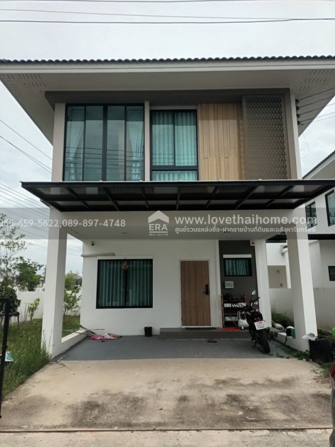 ขายบ้านแฝด หมู่บ้านภัทรีดา เรสซิเดนซ์ ราชพฤกษ์-ปทุมธานี หลังมุม 52.9 ตรว. ใกล้ทางด่วนอุดรรัถยา เดินทางเข้าเมืองสะดวก ราคาพิเศษ