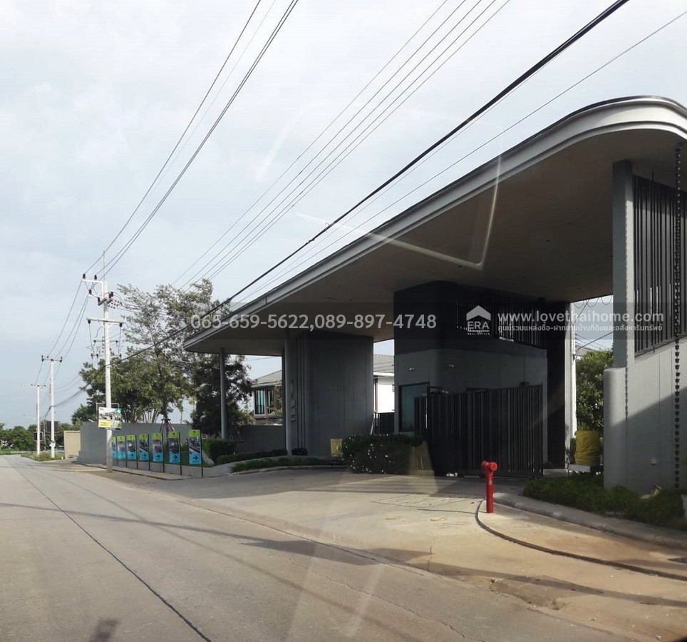 ขายบ้านแฝด หมู่บ้านภัทรีดา เรสซิเดนซ์ ราชพฤกษ์-ปทุมธานี หลังมุม 52.9 ตรว. ใกล้ทางด่วนอุดรรัถยา เดินทางเข้าเมืองสะดวก ราคาพิเศษ