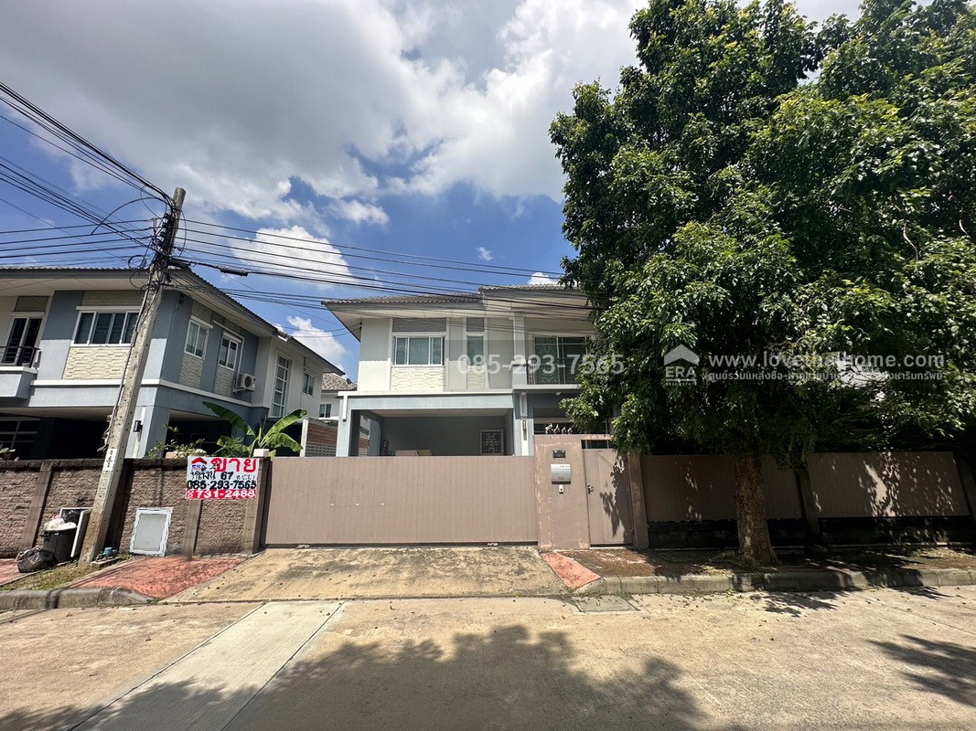 ขายบ้านเดี่ยว 2 ชั้น หมู่บ้านเดอะแพลนท์ พระราม9-วงแหวน2 ถนนพัฒนาชนบท3 พื้นที่ 65.7 ตรว. ขายถูกมาก ถนนเมนโครงการ ใกล้มอเตอร์เวย์ กรุงเทพ-ชลบุรี
