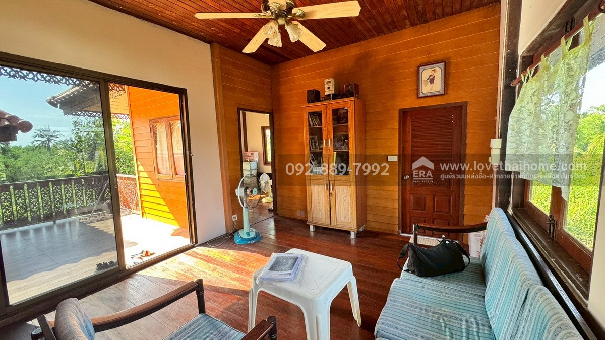 ขายที่ดินพร้อมบ้านทรงไทย ถนนบ้านแพ้ว สมุทรสาคร พื้นที่ 360.6 ตรว. ใกล้บิ๊กซ้ง บ้านแพ้ว
