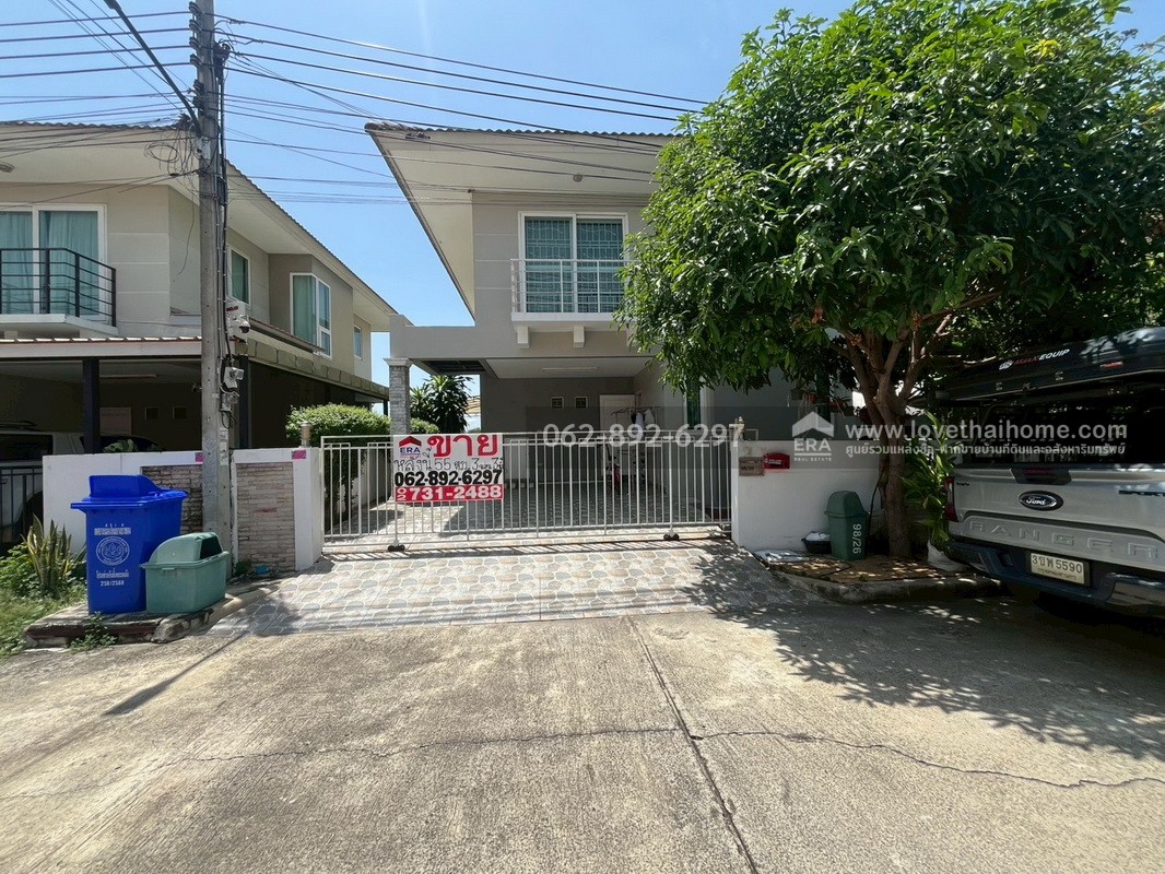 ขายบ้านเดี่ยว 2 ชั้น โครงการเดอะเกรซ ชลียา ถ.บางกรวย-ไทรน้อย ขนาด 55 ตารางวา บ้านสวย พร้อมอยู่ ทำเลดี บรรยากาศเงียบสงบ โทร.062-892-6297