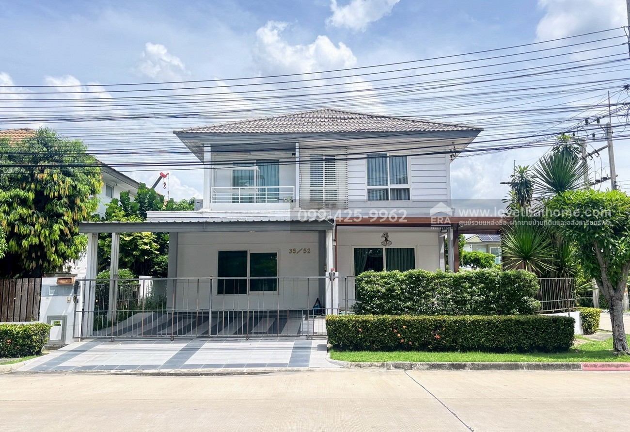 ขายบ้านเดี่ยว หมู่บ้านอินนิซิโอ 1 รังสิต-คลอง 3 หลังมุมไซส์ใหญ่สุดของโครงการ 58.6 ตร.วา พร้อมอยู่ แถมแอร์และเฟอร์ฯ ครบ