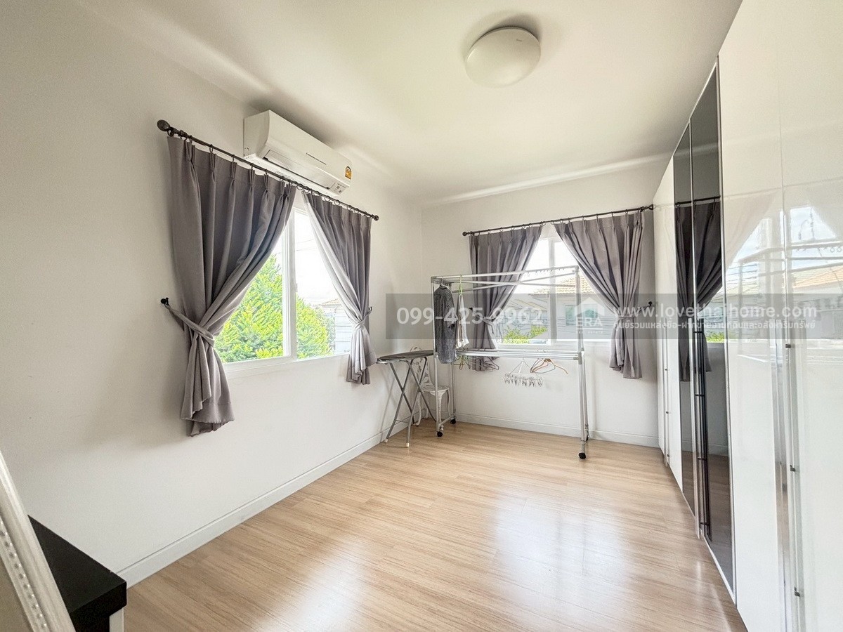 ขายบ้านเดี่ยว หมู่บ้านอินนิซิโอ 1 รังสิต-คลอง 3 หลังมุมไซส์ใหญ่สุดของโครงการ 58.6 ตร.วา พร้อมอยู่ แถมแอร์และเฟอร์ฯ ครบ