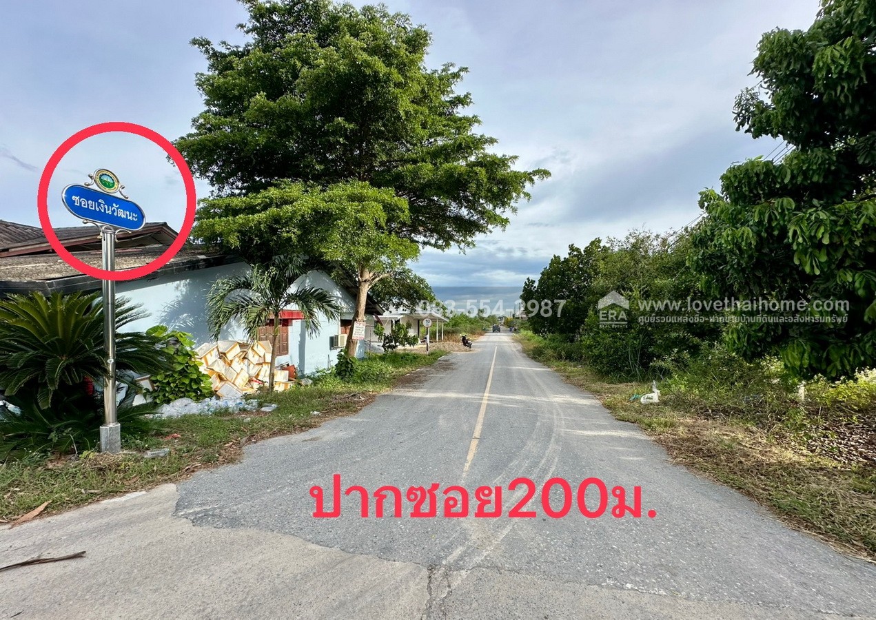 ขายที่ดินซอยเงินวัฒนะ ไทรน้อย พื้นที่ 300 ตร.วา (30x40 ม.) แปลงอื่นๆในย่านนี้ขายกันเกือบหมื่นบาทต่อตารางวา แต่เราขายเพียงแค่4,400บาท/ตารางวาเท่าน้้น ถูกกว่านี้ไม่มีอีกแล้วค่ะ