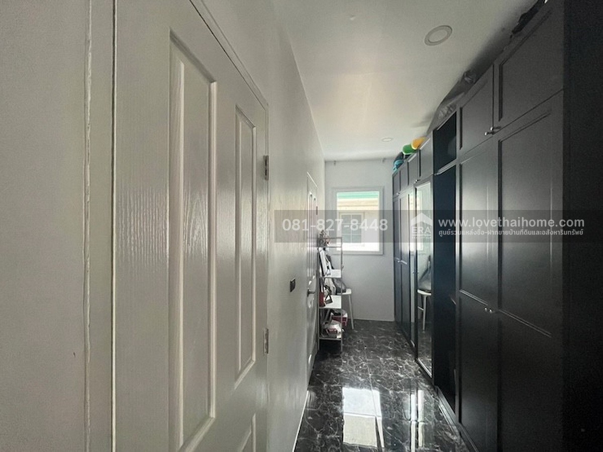 ขายบ้านเดี่ยว หมู่บ้านวราบดินทร์ วงแหวน-ลำลูกกา คลอง 5 พื้นที่ 81 ตร.วา พร้อมอยู่ ทำเลเยี่ยม ใกล้ทางด่วนกาญจนาภิเษก (วงแหวนรอบนอกตะวันออก) และสามารถเชื่อมต่อถนนนิมิตใหม่ได้