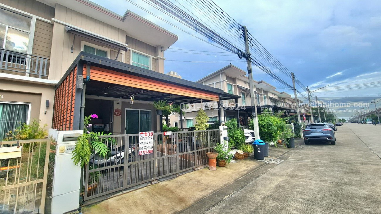 ขายทาวน์โฮม บ้านพฤกษาวิลล์ 106 รังสิต-คลองสอง หลังมุม 28.2 ตร.วา บ้านตกแต่ง ต่อเติมเรียบร้อย พร้อมเข้าอยู่ได้ทันที ใกล้ฟิวเจอร์พาร์ครังสิต