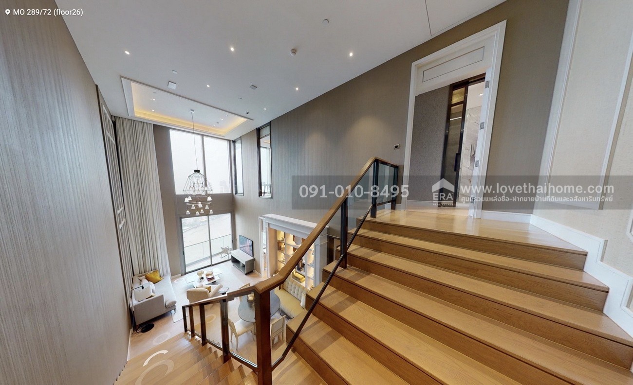 ขาย Penthouse สุดหรู The Residences at Mandarin Oriental Bangkok ( ICONSIAM ) วิวโค้งแม่น้ำเจ้าพระยา  พื้นที่ใช้สอย 163.41 ตร.ม. ชั้น 25–26 (วิวพาโนรามา) พร้อมเฟอร์นิเจอร์ใหม่เอี่ยมครบครัน พร้อมเข้าอยู่ทันที