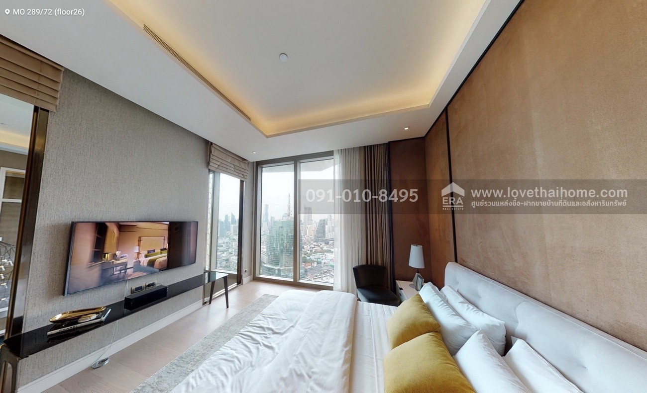 ขาย Penthouse สุดหรู The Residences at Mandarin Oriental Bangkok ( ICONSIAM ) วิวโค้งแม่น้ำเจ้าพระยา  พื้นที่ใช้สอย 163.41 ตร.ม. ชั้น 25–26 (วิวพาโนรามา) พร้อมเฟอร์นิเจอร์ใหม่เอี่ยมครบครัน พร้อมเข้าอยู่ทันที