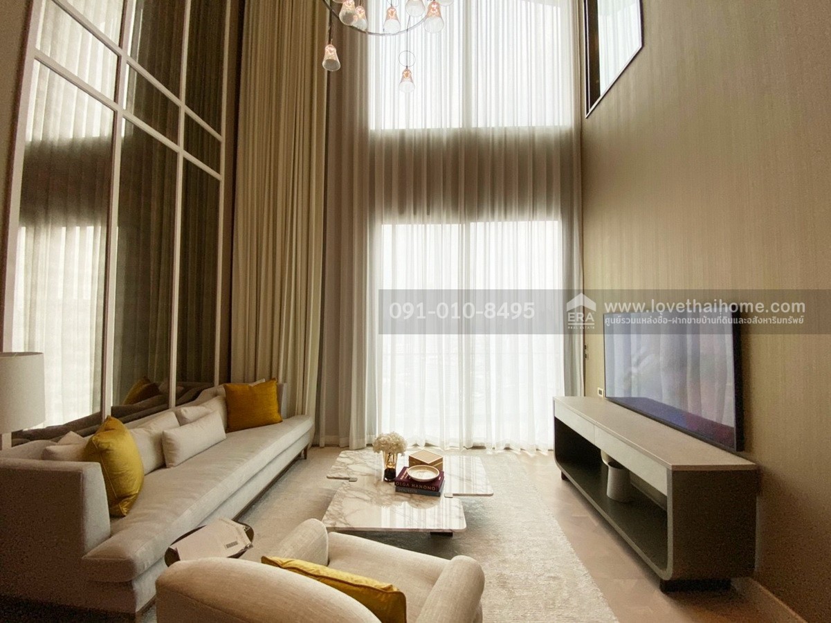 ขาย Penthouse สุดหรู The Residences at Mandarin Oriental Bangkok ( ICONSIAM ) วิวโค้งแม่น้ำเจ้าพระยา  พื้นที่ใช้สอย 163.41 ตร.ม. ชั้น 25–26 (วิวพาโนรามา) พร้อมเฟอร์นิเจอร์ใหม่เอี่ยมครบครัน พร้อมเข้าอยู่ทันที