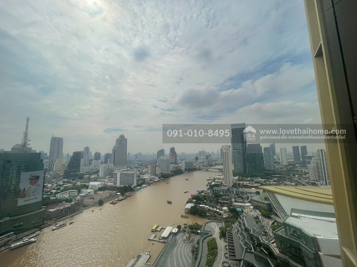 ขาย Penthouse สุดหรู The Residences at Mandarin Oriental Bangkok ( ICONSIAM ) วิวโค้งแม่น้ำเจ้าพระยา  พื้นที่ใช้สอย 163.41 ตร.ม. ชั้น 25–26 (วิวพาโนรามา) พร้อมเฟอร์นิเจอร์ใหม่เอี่ยมครบครัน พร้อมเข้าอยู่ทันที