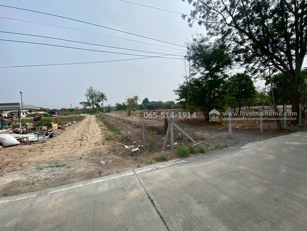 ขายด่วน ขายถูก ที่ดิน ย่านขุนศรี ติดริมถนนทางหลวงชนบท4118 ต.ขุนศรี อ.ไทรน้อย จ.นนทบุรี เนื้อที่ 4 ไร่ 3 งาน 98 ตรว. ราคา 6,500,000 บาท ตารางวาละ 3,253 บาท หันหน้าไปทางทิศตะวันตกเฉียงใต้