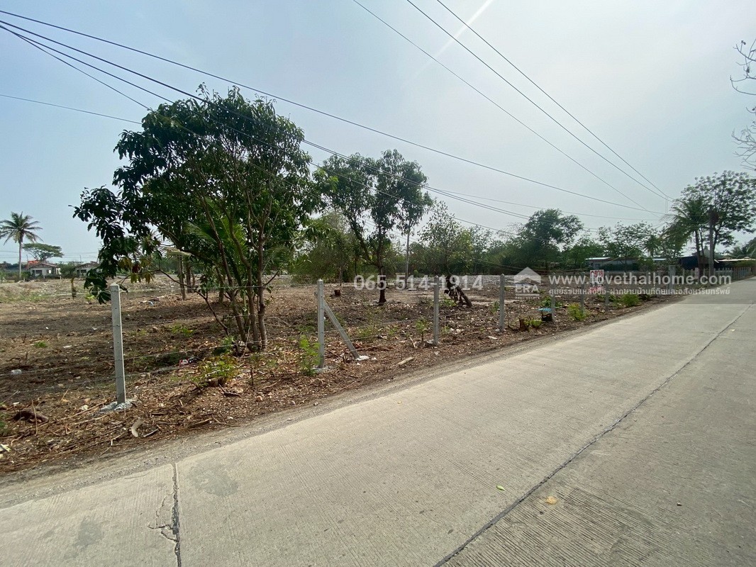 ขายด่วน ขายถูก ที่ดิน ย่านขุนศรี ติดริมถนนทางหลวงชนบท4118 ต.ขุนศรี อ.ไทรน้อย จ.นนทบุรี เนื้อที่ 4 ไร่ 3 งาน 98 ตรว. ราคา 6,500,000 บาท ตารางวาละ 3,253 บาท หันหน้าไปทางทิศตะวันตกเฉียงใต้