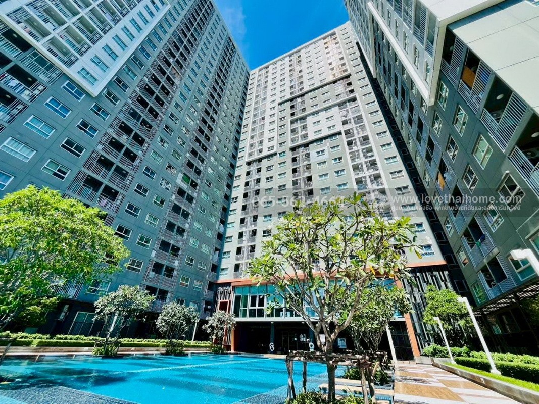 ขายคอนโด เดอะทรัสต์ @ บีทีเอส เอราวัณ ปากน้ำ สมุทรปราการ พื้นที่ 24 ตรม. ราคา 1.49 ล้านบาท ขายต่ำกว่าราคาประเมิน วิวแม่น้ำ ติด BTS สถานีเอราวัณ