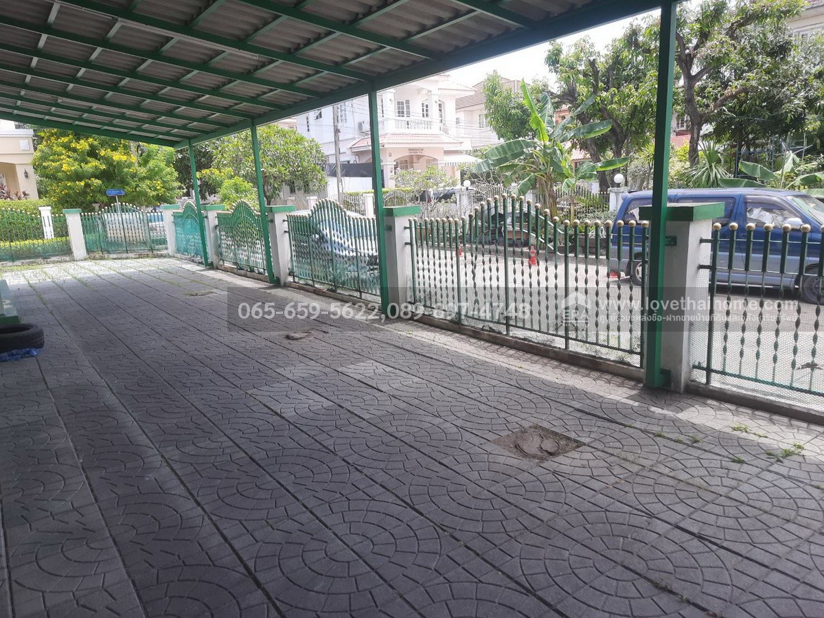ขายบ้านเดี่ยว หมู่บ้านวรารมย์ เพชรเกษม 81 บางบอน 5 หลังมุม 68.6 ตร.วา ใกล้ MRT หลักสอง ราคาถูกมาก