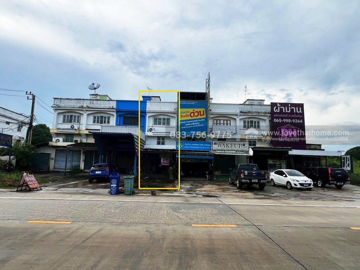 ขายอาคารพาณิชย์ หมู่บ้านวังทองธานี พาร์ควิลล์ 3 บางบัวทอง นนทบุรี พื้นที่ 20 ตรว. ใกล้รถไฟฟ้าคลองบางไผ่ เหมาะทำออฟฟิศหรือร้านค้า