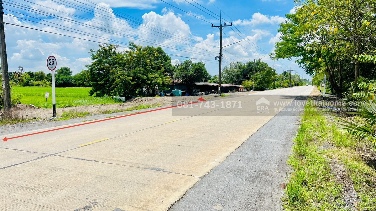 ขายที่ดิน รังสิต คลอง9 ติดถนนเลียบคลอง9 หนองเสือ เนื้อที่ 59-1-63 ไร่ ผังสีชมพู ต.บึงบา จ.ปทุมธานี