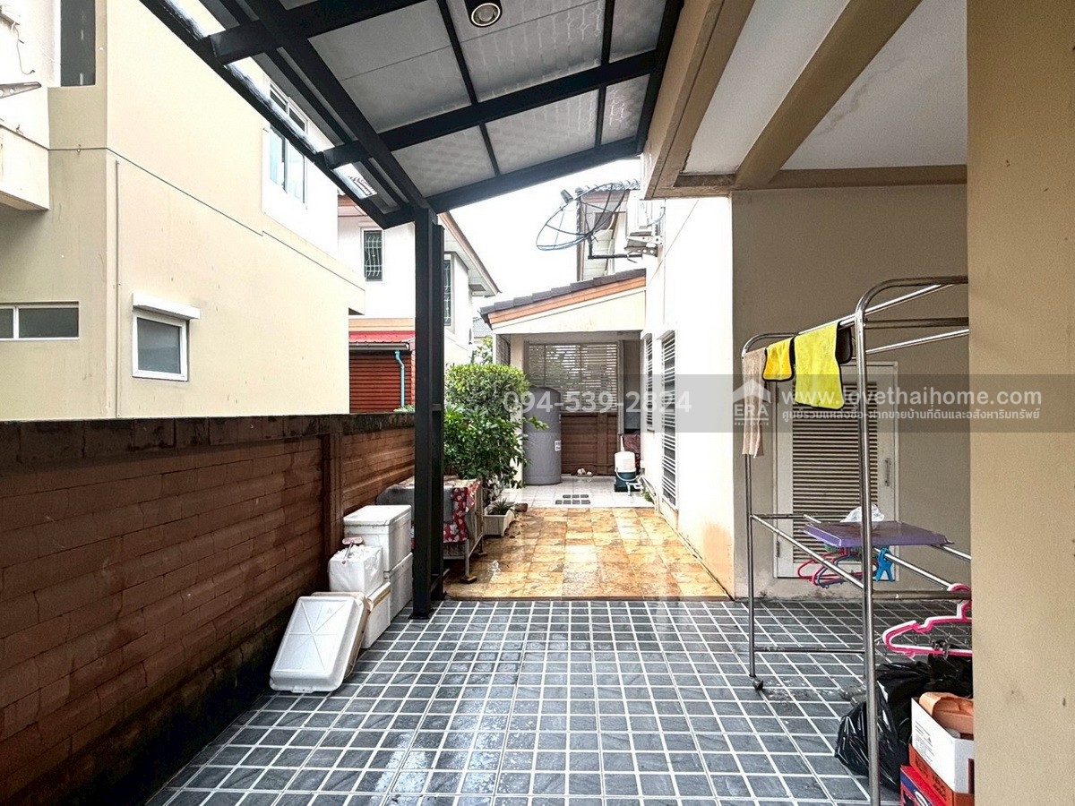 ขายบ้านเดี่ยว หมู่บ้านฮาบิเทีย ราชพฤกษ์ ถ.345 ปทุมธานี พื้นที่ 50 ตร.วา ขายพร้อมเฟอร์ฯ ทั้งหลัง ใกล้โรบินสันราชพฤกษ์ ราคาถูก พร้อมอยู่