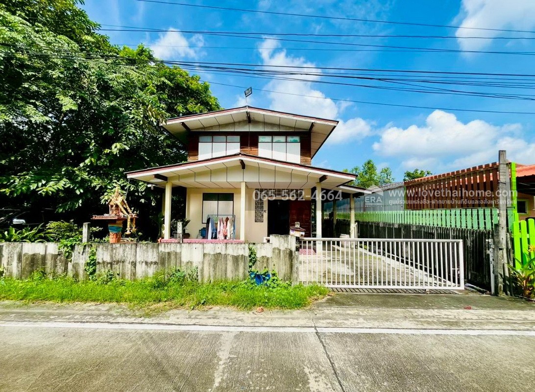 ขายบ้านเดี่ยว 2 ชั้น ซ.ทรายทอง26 ท่าทราย นนทบุรี พื้นที่ 100 ตรว. ใกล้รถไฟฟ้าสายสีชมพู สถานีสามัคคี