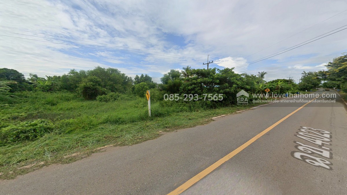 ขายที่ดิน ต.หัวไทร อ.บางคล้า จ.ฉะเชิงเทรา บนถนนทางหลวงชนบท ฉช.4023 ประมาณ กม.ที่10 ด้านหน้าติดถนนใหญ่ ด้านหลังติดคลองคูมอญ พื้นที่ 6-1-77 ไร่ ผังเมืองสีเขียวอ่อน ใกล้ม.ราชภัฏราชครินทร์, ตลาดน้ำบางคล้า