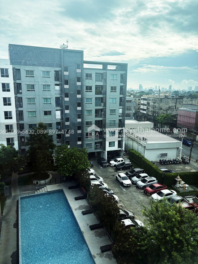 ขายห้องชุด Present Condo วุฒากาศ-เอกชัย ใกล้ BTS วุฒากาศ เพียง 10 นาที ขนาด 26.93 ตร.ม. ชั้น 7 ราคาถูกมาก พร้อมเฟอร์ฯ และแอร์!