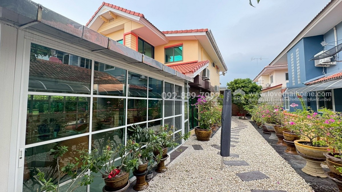 ขายบ้านเดี่ยว 2 ชั้น หมู่บ้านสาริน สายลม พระราม2 ซอยเจษฎาวิถี พื้นที่ 81 ตรว. ตกแต่งสวยพร้อมอยู่ ราคาถูกมาก ใกล้ตลาดสดมหาชัยเมืองใหม่