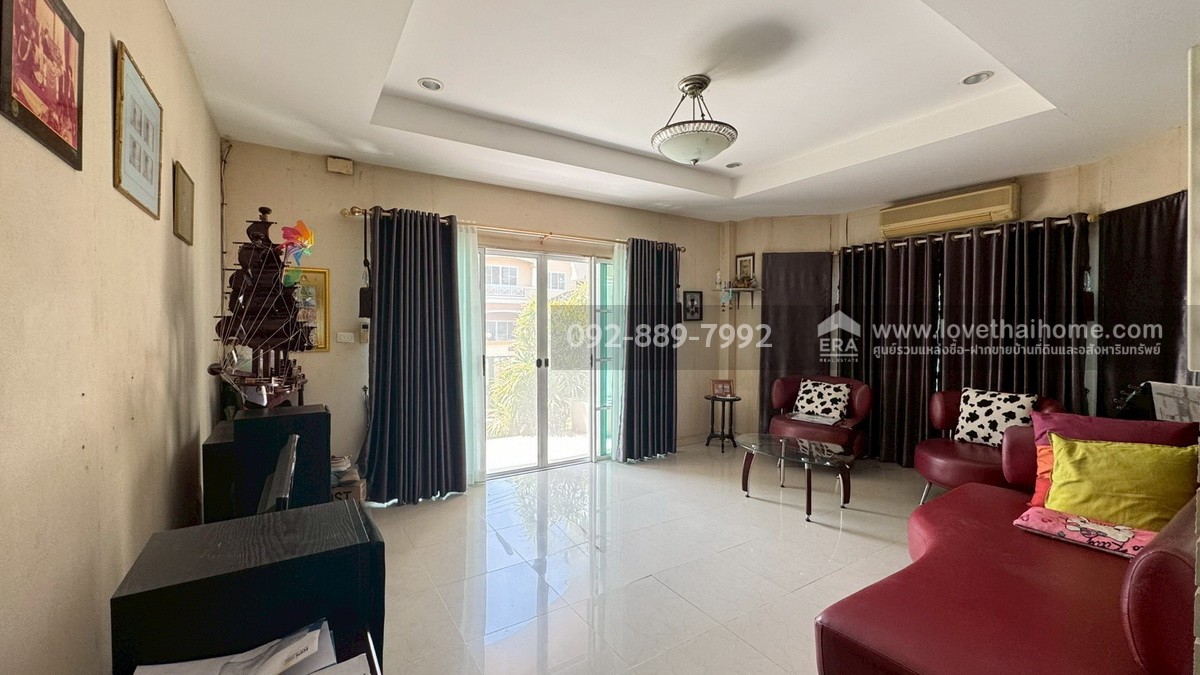 ขายบ้านเดี่ยว 2 ชั้น หมู่บ้านสารินซิตี้ บ้านเฉลียงจันทร์ พระราม2 ซอยเจษฎาวิถี พื้นที่ 145.7 ตรว. พร้อมอยู่ ราคาถูกที่สุดในโครงการ ใกล้ตลาดสดมหาชัยเมืองใหม่