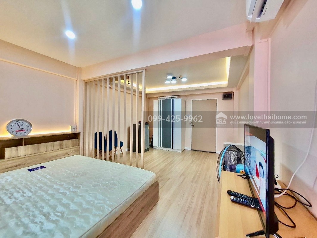 ขายคอนโด อินทราวิว คอนโดทาวน์ ซ.พระยาสุเรนทร์ 19 พื้นที่ 27.25 ตร.ม. ชั้น 7 ห้องตกแต่งใหม่พร้อมอยู่ แถมแอร์และเฟอร์นิเจอร์ครบ